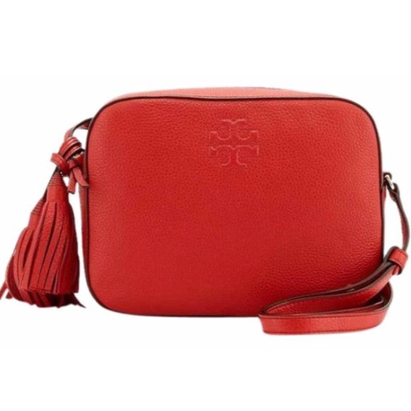 Tory Burch Thea Shoulder Bag in Brilliant Red - Picture 1 of 4